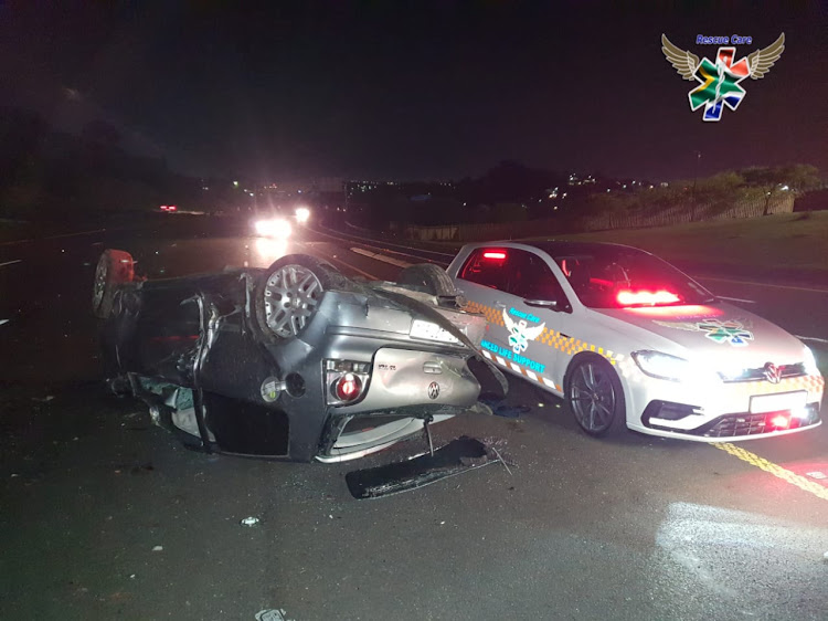 A 21-year-old driver was killed in a horror crash outside Durban during the early hours of Saturday.