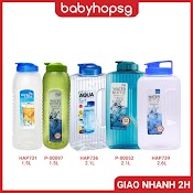 Bình Đựng Nuoc Lock&Lock Water Bottle Bpa Free Hap739 2.6L Nhiều Size - Babyhopsg