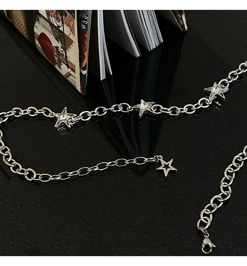 Title 3, Collier Unisexe Design Étoile à Cinq Branches, ...