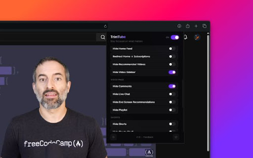 TrimTube - Hide YouTube Distractions screenshot 2