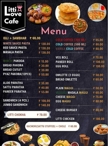 Litti Love Cafe menu 