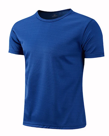 Quick-drying Round Neck Sport T-shirt Gym Jerseys Fitness... - 3