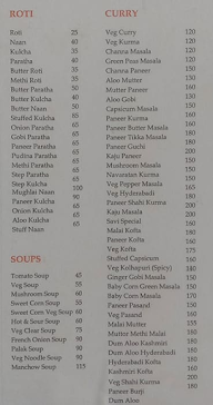 Savi Sagar menu 1