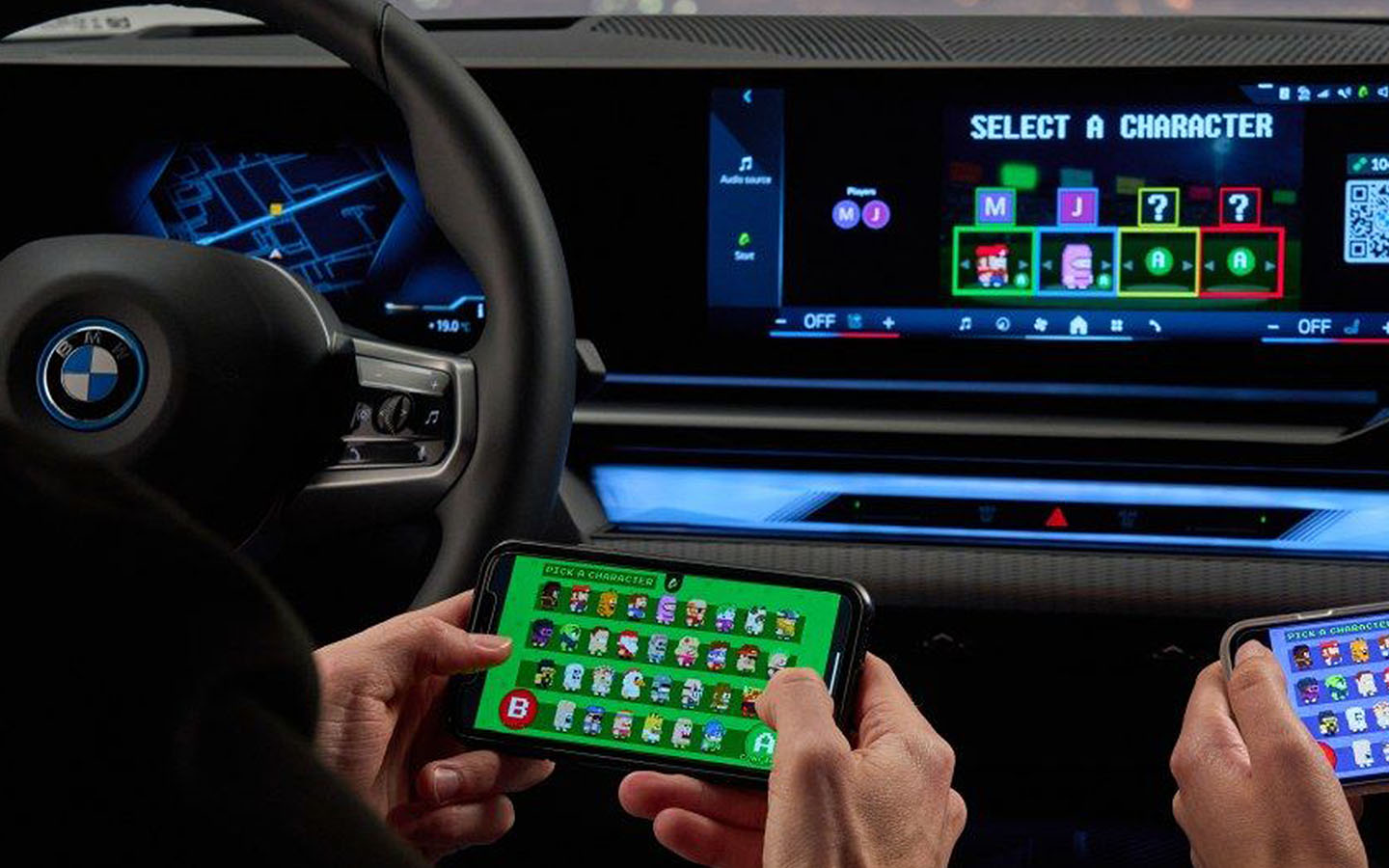 bmw in-car gaming will allow users to play games using their phones as controllers