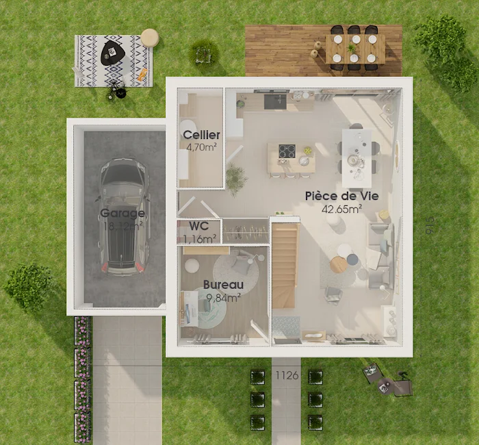 maison neuve à Pont-l'eveque (14) - Photo 16 3