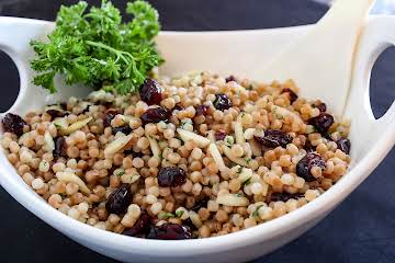 Israeli Couscous With Almonds & Dried Cranberries