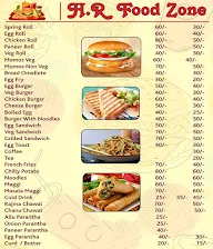 Hr Food Zone menu 1