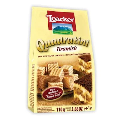 Loacker Quadratini Tiramisu - 110 gm