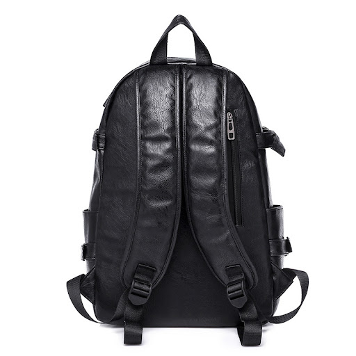 Title 3, Leisure Backpack PU Large Capacity Computer Bag...