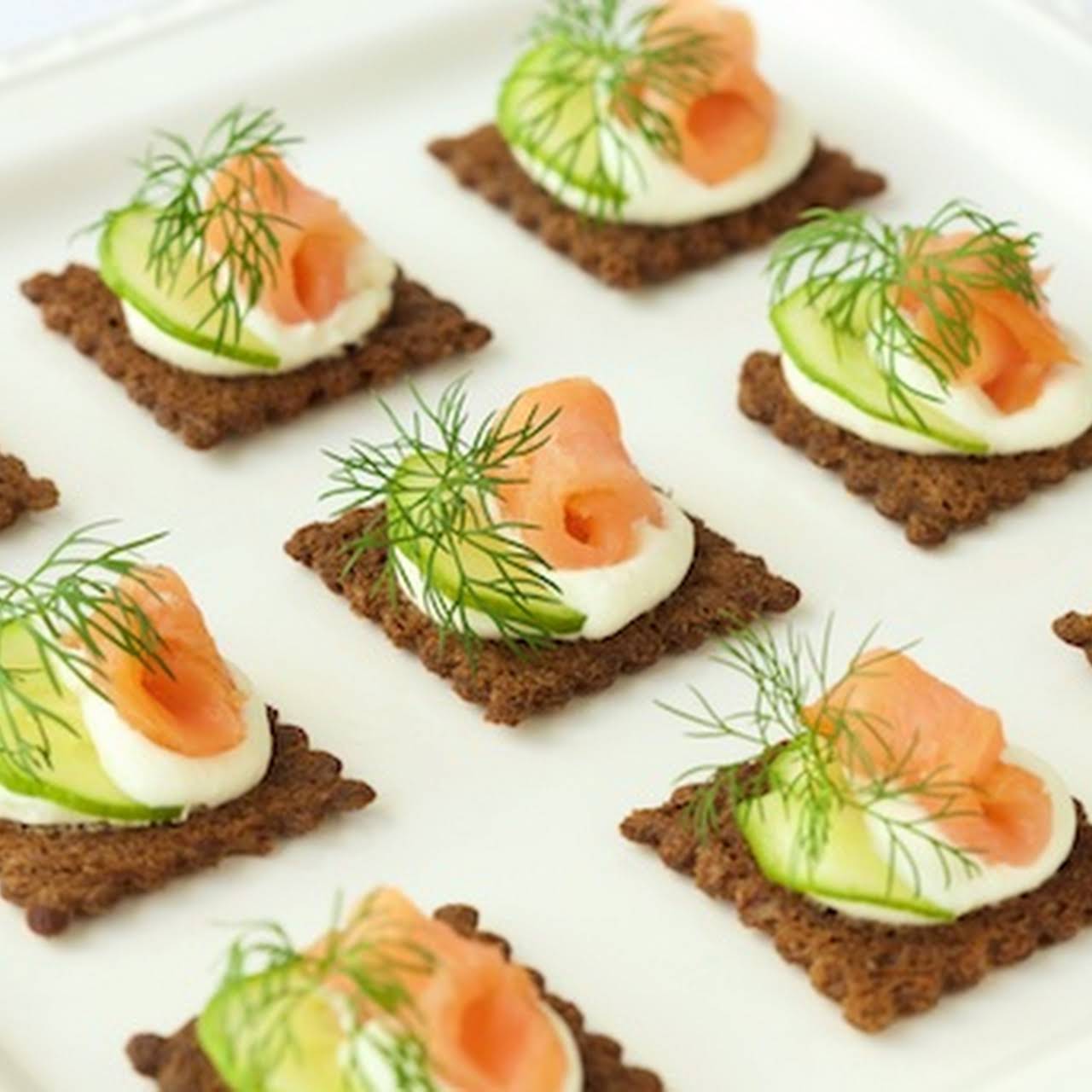 Herbed Goat Cheese and Smoked Salmon Phyllo Cups