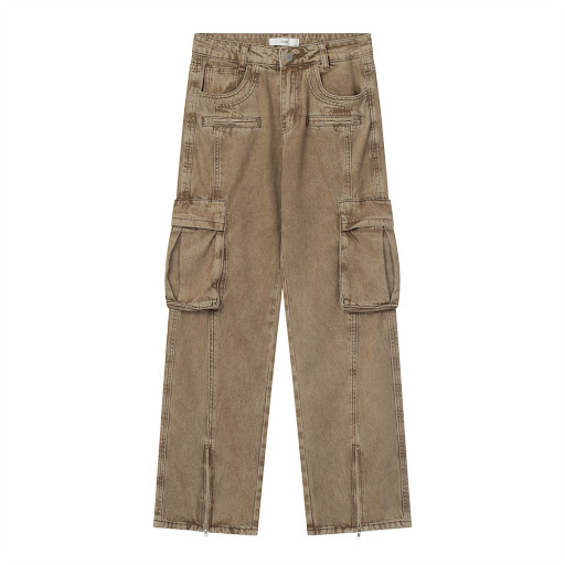 Title 2, Mens Multi-pocket Workwear Style Jeans