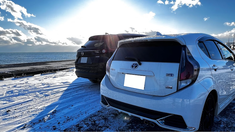 アクアのAQUA G's・ツーリング・北海道・苫小牧勇払埠頭・アメニモマケズカゼニモマケズに関するカスタム事例の投稿画像3枚目