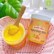 Muối Tắm Nghệ Mật Ong Tẩy Da Chết Toàn Thân Bath Salt Scrub 400G Hapu Organic