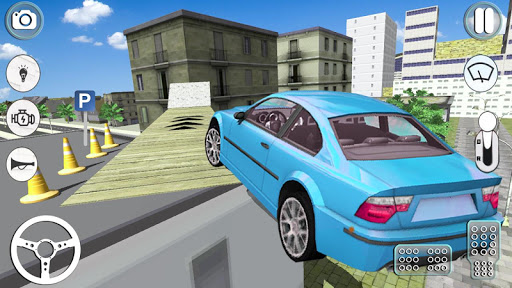 Crazy Car Roof Jumping Stunt Car Parking Games