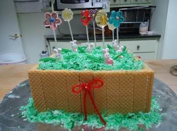 Easy Summer Garden or Easter Cake