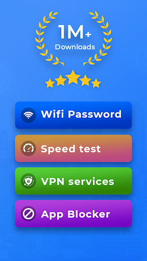 Screenshot WiFi Password: VPN, Speed Test