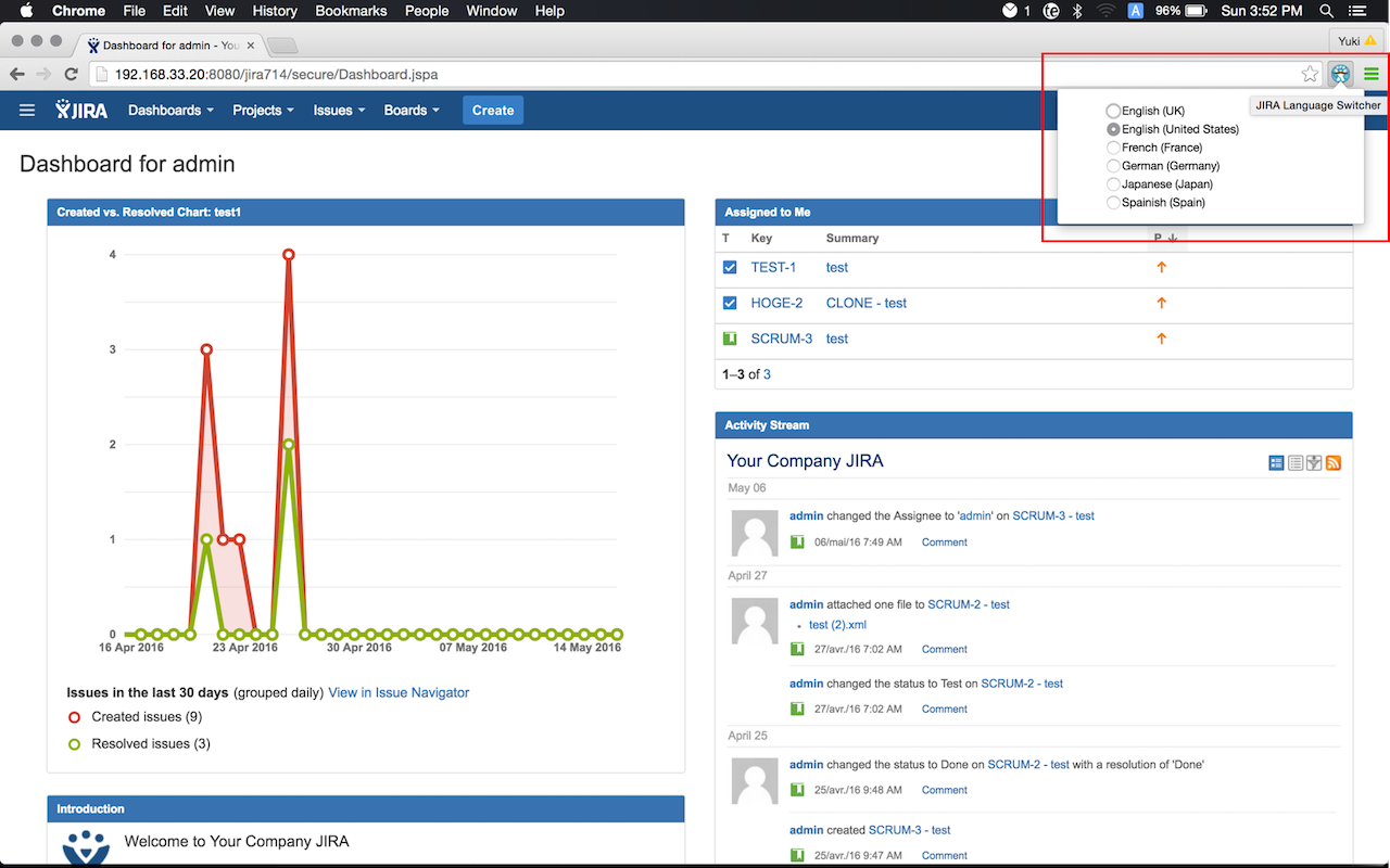 JIRA Language Switcher Preview image 0