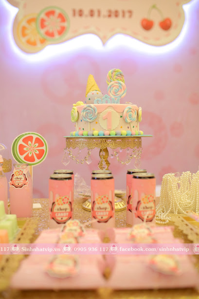 bánh fondant 3D trang trí sinh nhật 