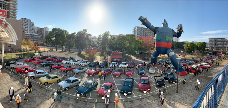 ジュリアのKansai Italian Car Meeting・第10回・鉄人広場・鉄人28号とコラボ・集まったお車たち🇮🇹に関するカスタム事例の投稿画像2枚目