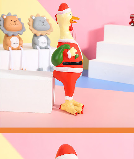 Title 2, Latex Christmas Chicken Cartoon Teeth Grinding ...