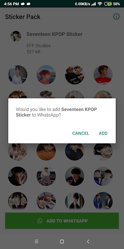 Seventeen Sticker for WhatsApp -WAStickerApps KPOP
