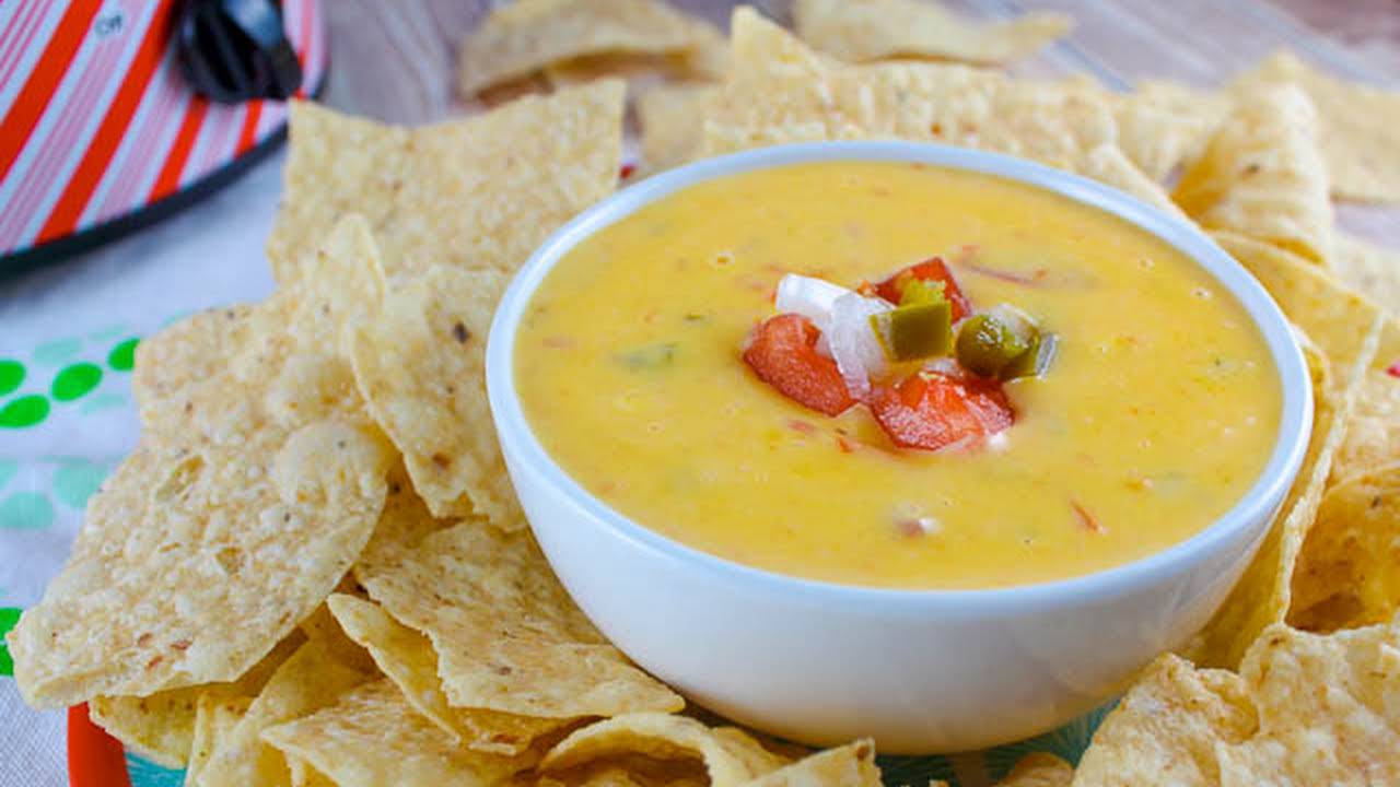 Crockpot Cheese Dip - Amanda's Cookin' - Dips & Spreads