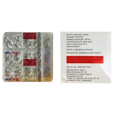 MOX P 500MG TABLET