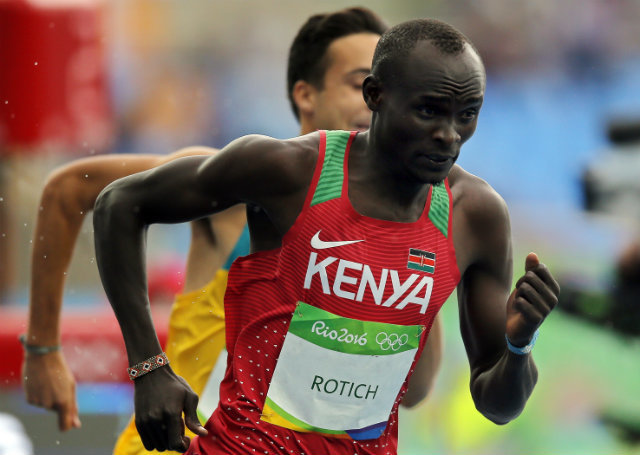 Ferguson Rotich at the Rio Olympics