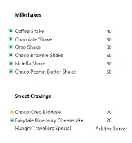 Hungry Travellers Cafe menu 5