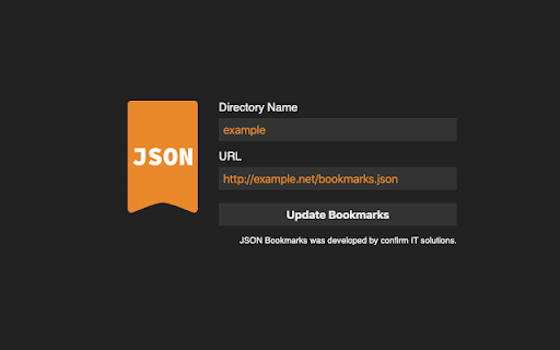 JSON Bookmarks