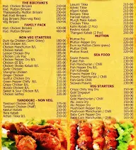 Biriyani Zone menu 1