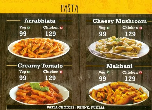 Swadesi Hotel menu 