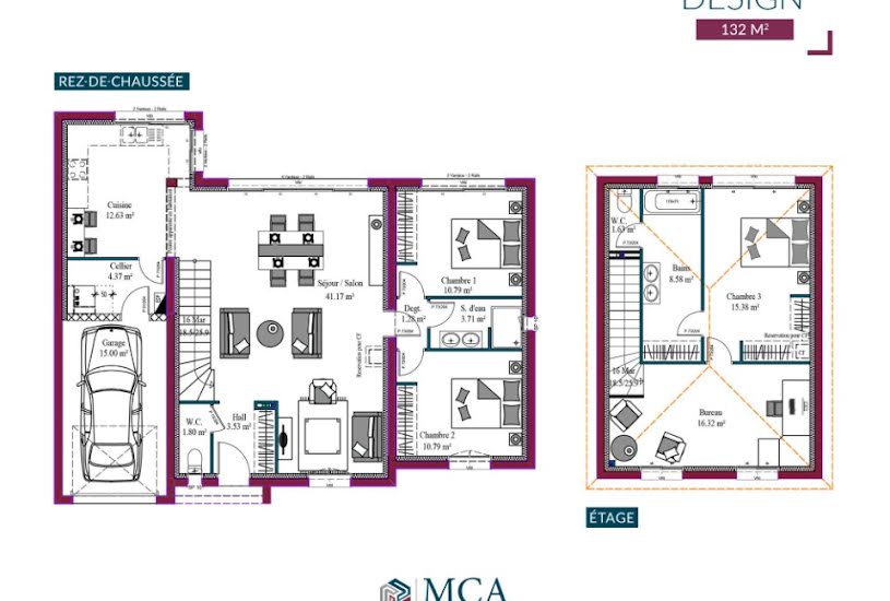  Vente Terrain + Maison - Terrain : 759m² - Maison : 132m² à Tarnos (40220) 