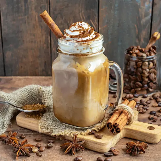 Cinnamon Cold Coffee [450 Ml, 1 Mason Jar]