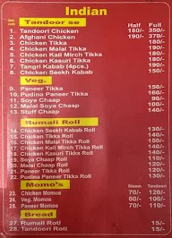 Suhani Tandoori Momo's menu 2