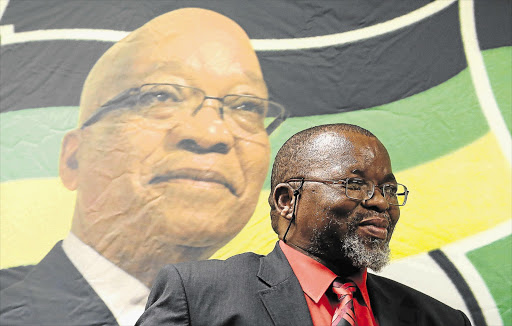 LOYAL CADRES: ANC secretary-general Gwede Mantashe speaking at a press conference in Centurion, near Pretoria, on the party's national nomination list. Mantashe yesterday defended the surprise inclusion of a number of ANC members who have been tainted by corruption claims and criminal charges