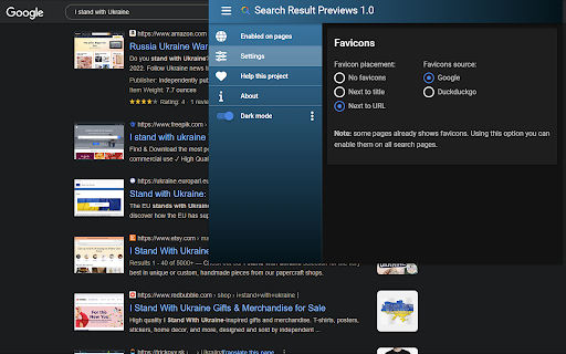 Search Result Previews