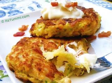 Zucchini Bacon & Potato Pancakes