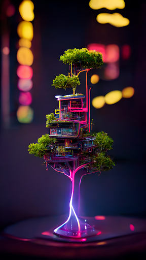 The Cyberpunk TreeHouses 25/149