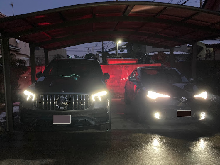 GLEの休日の過ごし方・C-HR・GLE53・雪・メルセデスAMGに関するカスタム事例の投稿画像1枚目