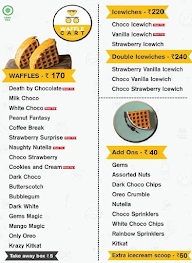 Waffle Cart menu 1