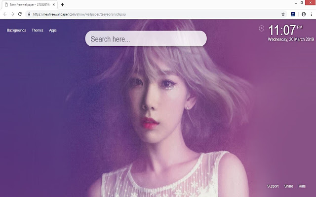 Taeyeon SNSD تصویر زمینه kpop