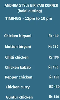 Durga Sree Andhra Mess menu 4