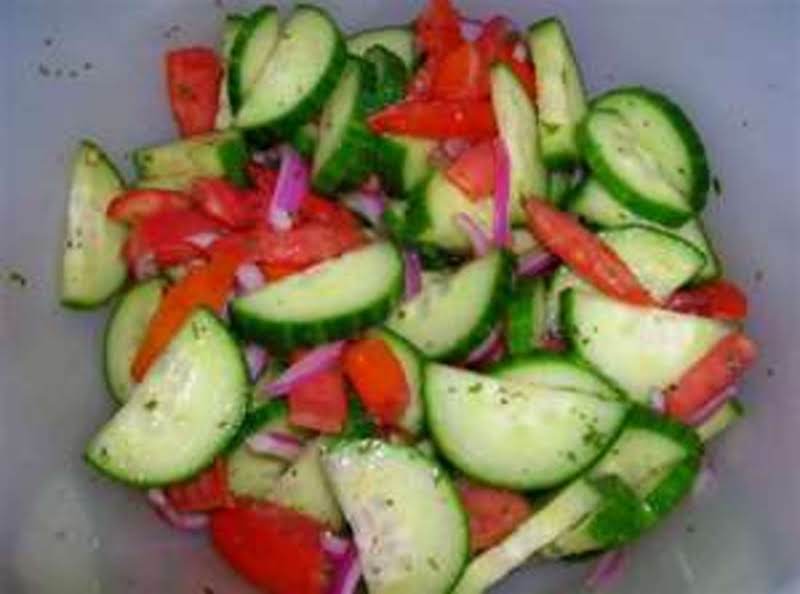 Tomato & Cucumber Summer Salad By Freda