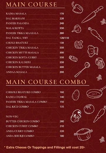 Pune Food Factory menu 