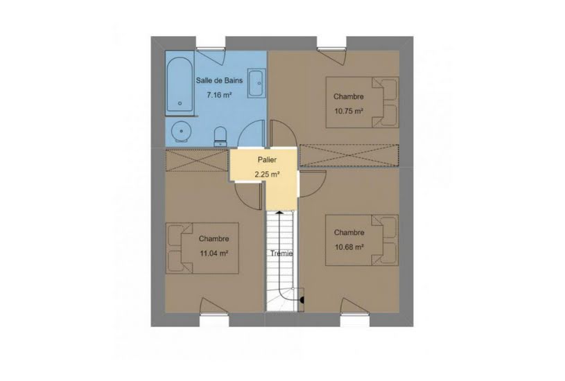  Vente Terrain + Maison - Terrain : 311m² - Maison : 74m² à Audierne (29770) 