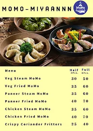 Momo Miyaan menu 1