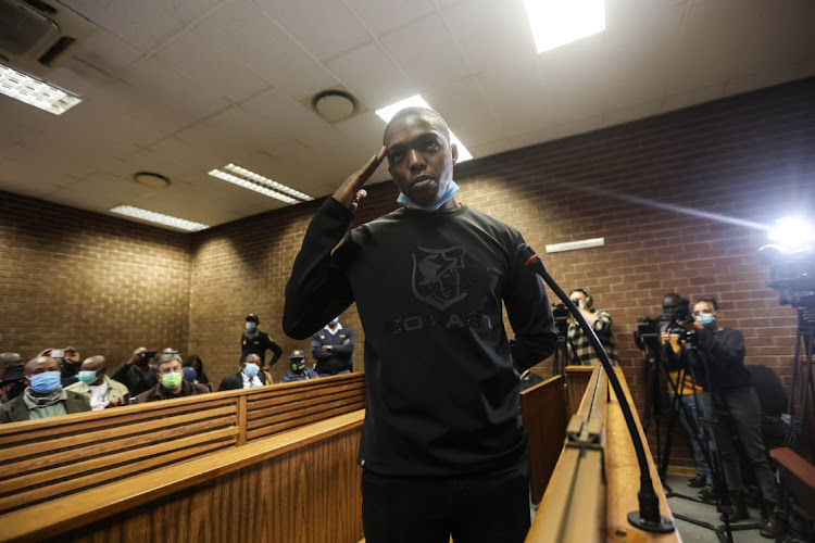 Operation Dudula leader Ntlantla Mohlauli, aka Nhlanhla 'Lux' Dlamini, appears in the Roodepoort magistrate's court.