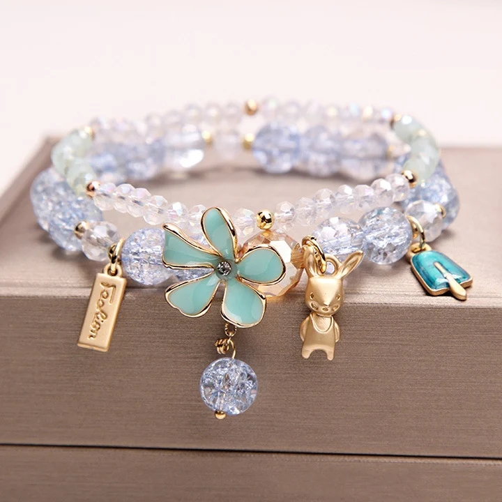 Title 6, Bracelet en cristal pour femmes style Mori simp...