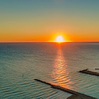 foce del fiume Saline all'alba di Pescara62